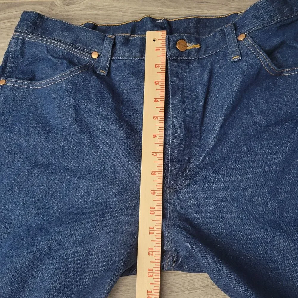 Wrangler Mens Cowboy Cut Original Fit Jeans Prewashed 1013MWZPW Indigo 36 x 30